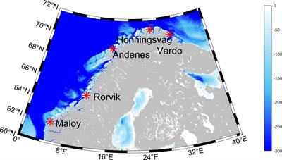 Nodal modulation of M2 and N2 tides along the Norwegian coast